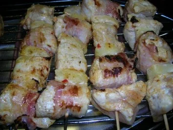 Rezept: Putenspieße mit Ananas Bild Nr. 3 Putenspieße mit Ananas - Rezept - Bild Nr. 3