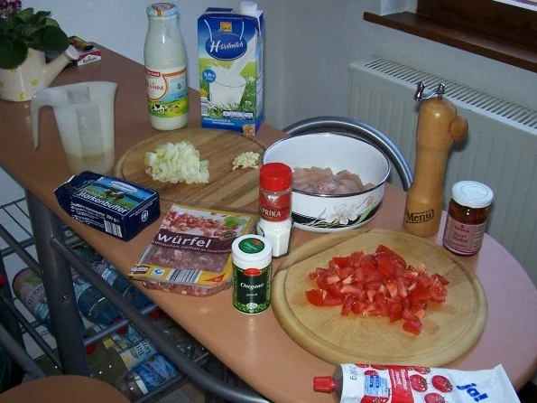 Rezept: Scharfes Hähnchenragout Scharfes Hähnchenragout - Rezept