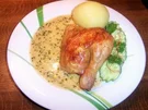 Hähnchen mit Schnittlauchsoße - Rezept