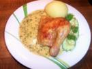 Hähnchen mit Schnittlauchsoße - Rezept