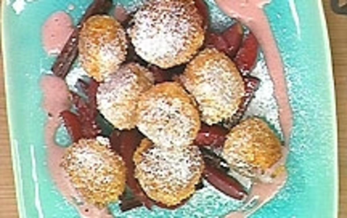 Bilder für Tims Kartäuserklöße mit Birne und Sabayon - Rezept