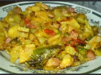 Bunte Bratkartoffelpfanne - Rezept