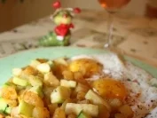 Zucchini-Kartoffel-Pfanne mit scharfem Thymianöl - Rezept