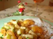 Zucchini-Kartoffel-Pfanne mit scharfem Thymianöl - Rezept