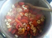 Rezept: Nudeln in Garnelensoรe - scharf Nudeln in Garnelensoรe - scharf - Rezept