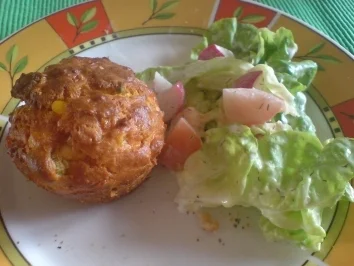 Rezept: Muffins, herzhaft "Pizza" Muffins, herzhaft "Pizza" - Rezept