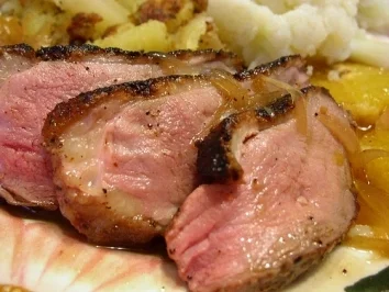 Entenbrust mit Portwein-Orangen-Kumquat-Sauce - Rezept