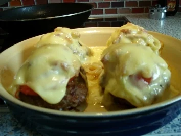 Rezept: Überbackene Hacksteaks Bild Nr. 4 Überbackene Hacksteaks - Rezept - Bild Nr. 4