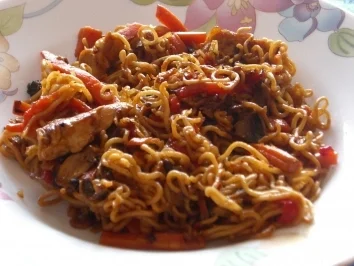 Rezept: Wokgemüse mit Hühnchenbrust Wokgemüse mit Hühnchenbrust - Rezept