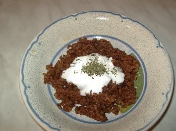 Rezept: Mjadarra hamra Mjadarra hamra - Rezept