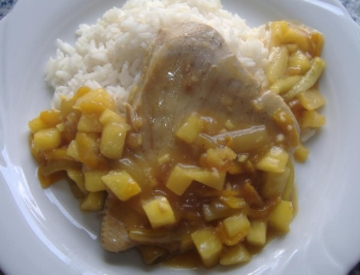 Pfeffriger Thunfisch in süß-saurer Sauce - Rezept