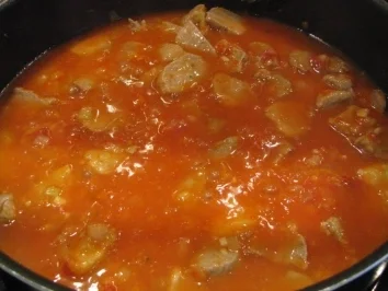 Schweinefilet in Joghurtsauce mit Champignos und Paprika - Rezept - Bild Nr. 3