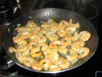 Apfel-Mango-Carpaccio mit Garnelen - Rezept - Bild Nr. 4