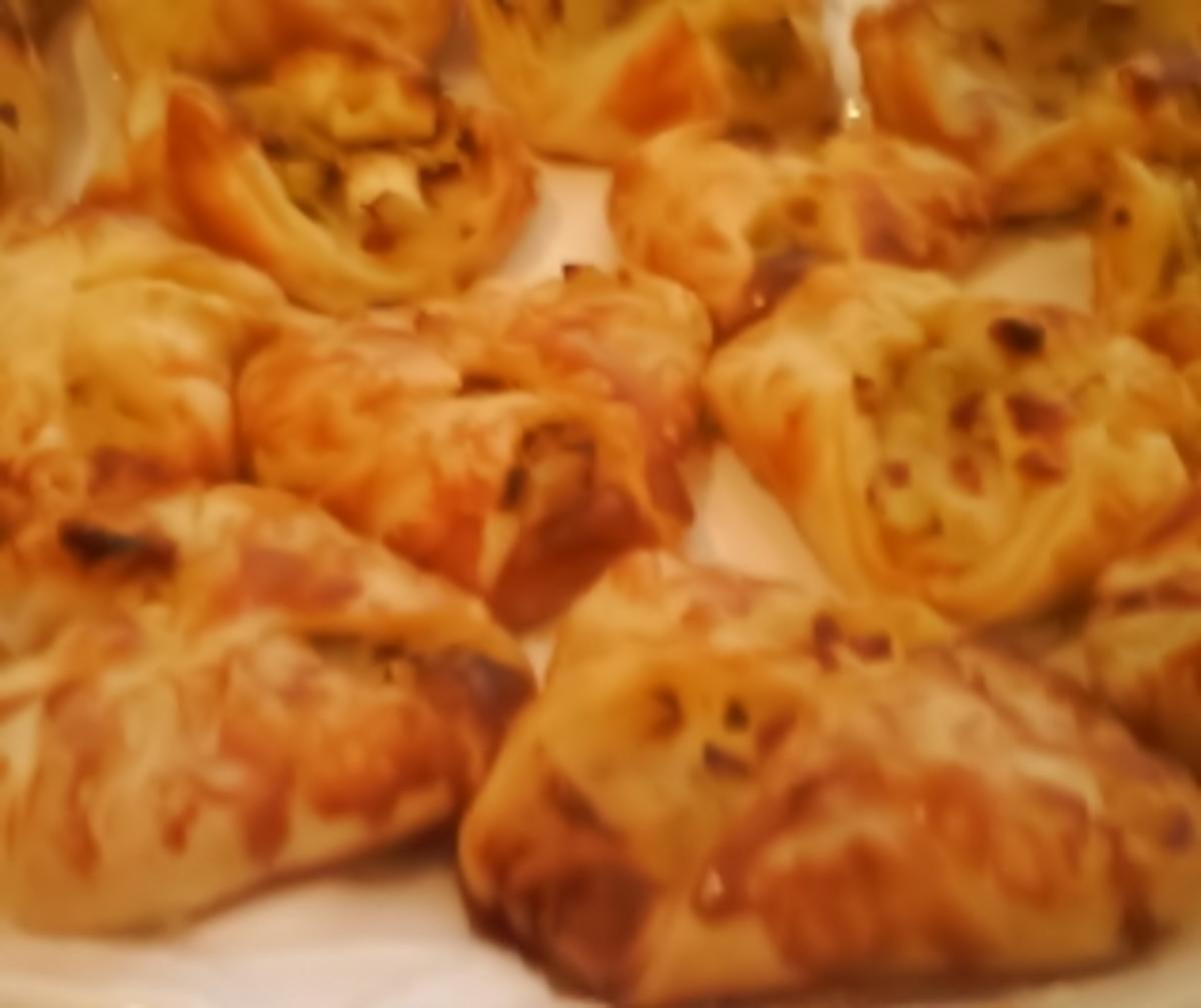 Blätterteig mit Lauch/Ziegenkäse Füllung - Rezept - kochbar.de