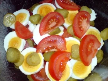 Rezept: Bunter Eiersalat Bild Nr. 11 Bunter Eiersalat - Rezept - Bild Nr. 11