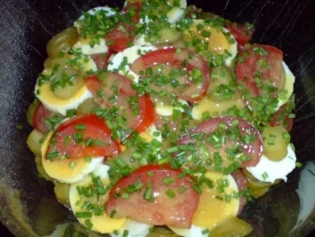 Rezept: Bunter Eiersalat Bild Nr. 3 Bunter Eiersalat - Rezept - Bild Nr. 3