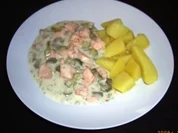 Fischgulasch mit Lachs - Rezept