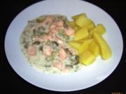 Fischgulasch mit Lachs - Rezept