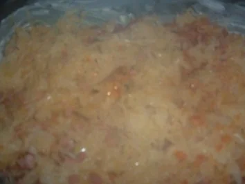 Rezept: Auflauf : Sauerkraut-Auflauf Bild Nr. 6 Auflauf : Sauerkraut-Auflauf - Rezept - Bild Nr. 6