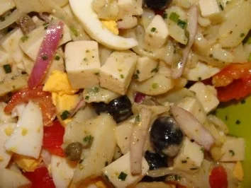 Salat : -Span. Bauernsalat- - Rezept - Bild Nr. 2