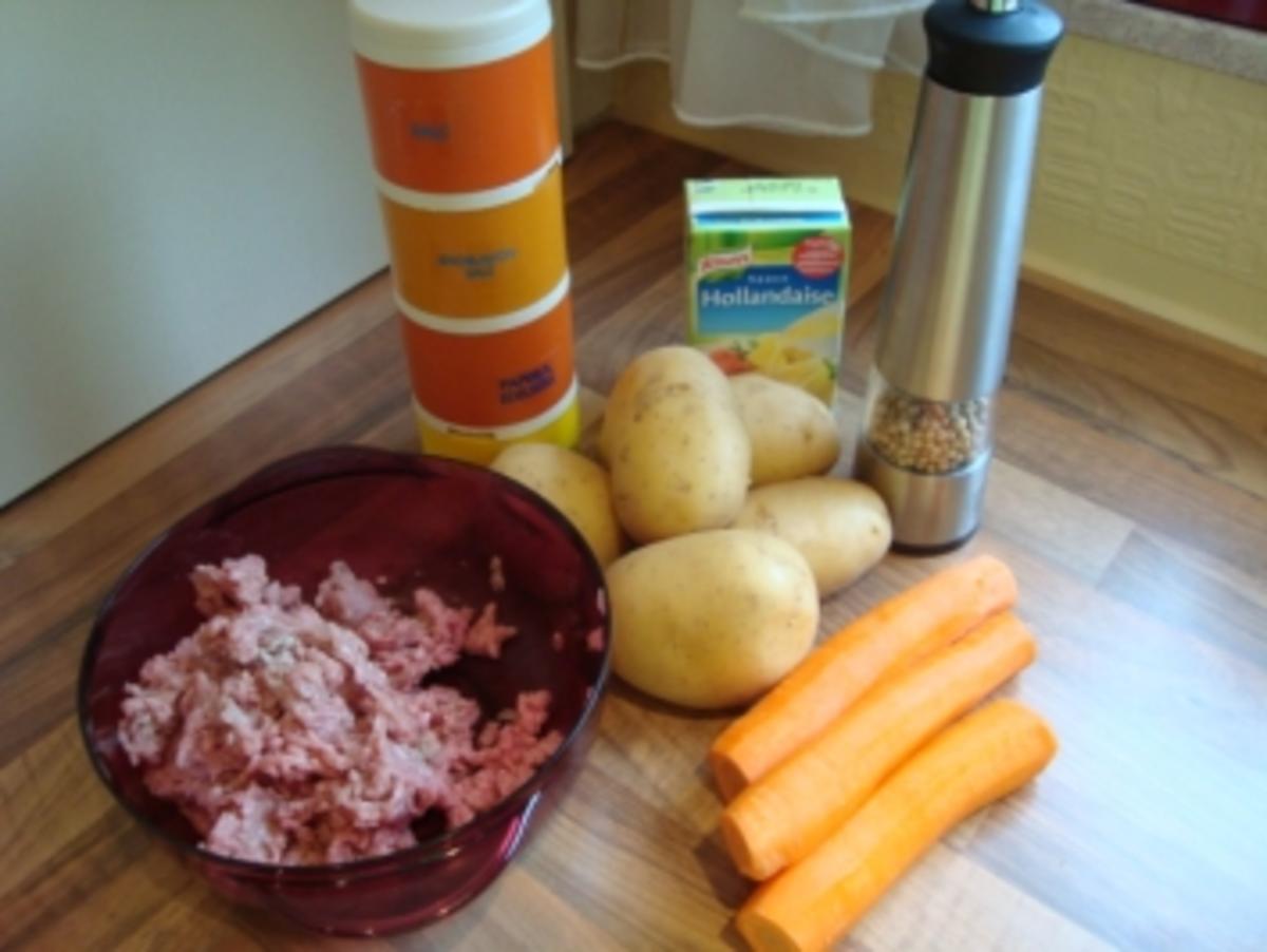 *Auflauf pikant - Hackfleisch-Karotten-Kartoffel-Auflauf - Rezept - Bild Nr. 2