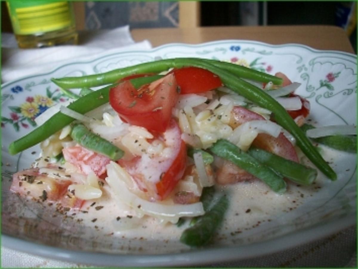 Bohnensalat griechische Art - Rezept mit Bild - kochbar.de