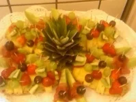 Obst-Platte - Rezept