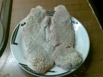 Rezept: Paniertes Puten-Spargel-Schnitzel Bild Nr. 4 Paniertes Puten-Spargel-Schnitzel - Rezept - Bild Nr. 4