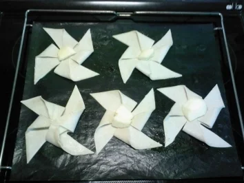 Apfelblätterteig - Rezept