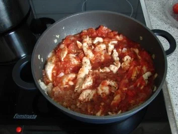 ...sahnige Hähnchen-Tomaten-Sauce - Rezept - Bild Nr. 3