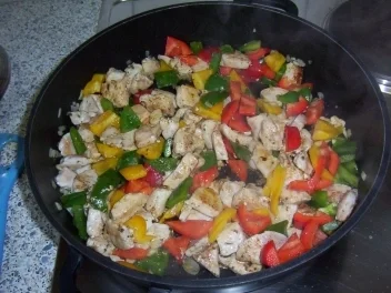 Gaby´s Hähnchen-Reis-Pfanne - Rezept - Bild Nr. 2