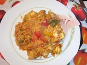 Rezept: Gabyยดs Hรคhnchen-Reis-Pfanne Gabyยดs Hรคhnchen-Reis-Pfanne - Rezept