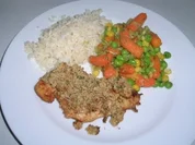 Rezept: Hühnerbrust mit Senf-Kräuter-Käse-Häubchen Hühnerbrust mit Senf-Kräuter-Käse-Häubchen - Rezept