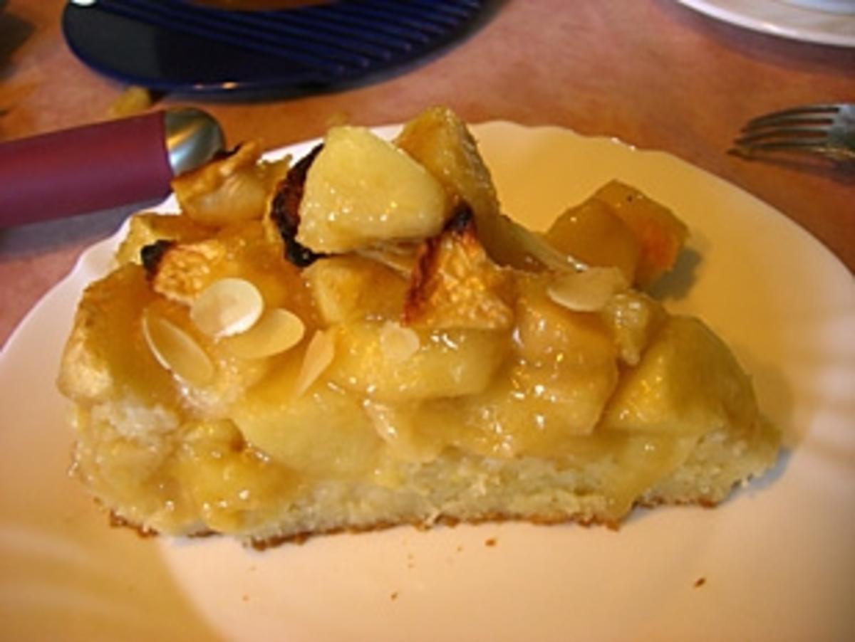 Apfelkuchen mit Vanillepudding - Rezept - Bild Nr. 2