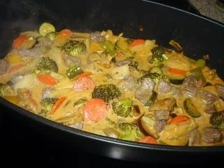 Bunter Gemüsetopf mit Lammfilet - Rezept