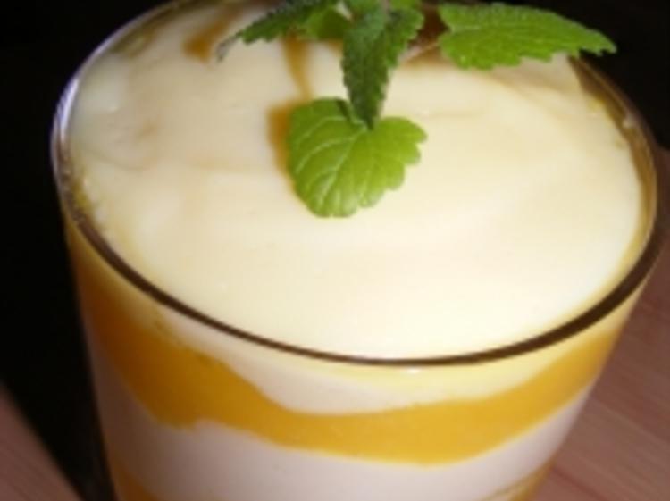 Vanilledessert mit Mango - Rezept mit Bild - kochbar.de