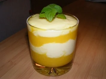 Rezept: Vanilledessert mit Mango Bild Nr. 3 Vanilledessert mit Mango - Rezept - Bild Nr. 3