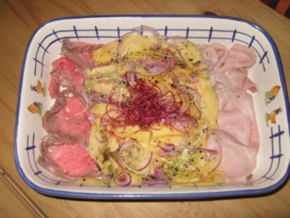 Mango-Zwiebelsalat mit Rostbeef - Rezept - Bild Nr. 3