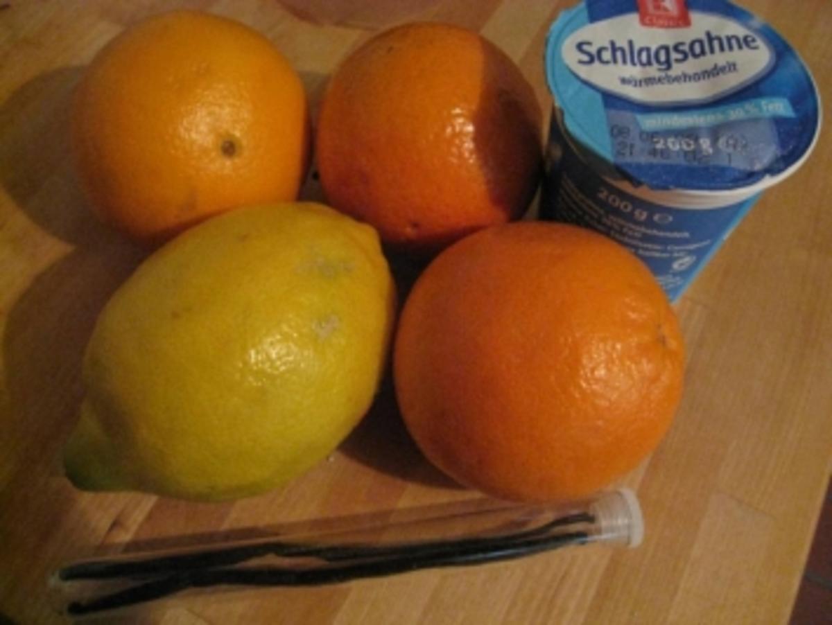 Süße Orangensauce z. B.  Dessert - Rezept