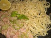 Spaghetti mit Fenchel-Lachscreme - Rezept
