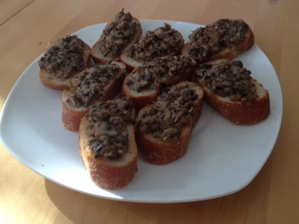 Bruschetta mit Pilzen - Rezept
