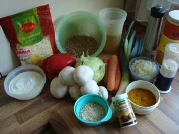 *Vollwert - Grünkern-Gemüse-Auflauf - Rezept - Bild Nr. 4