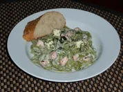 Grüne Tagliatelle mit Lachssoße nach Art von tronic4688 - Rezept