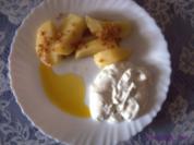 Weißkäse mit Kartoffeln und Leinöl - Rezept