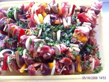 Rezept: Schaschlik Schaschlik - Rezept