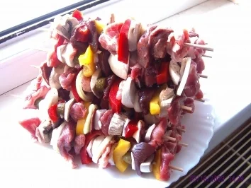 Rezept: Schaschlik Bild Nr. 3 Schaschlik - Rezept - Bild Nr. 3