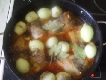 Kaninchen mit Zwiebeln - Rezept - Bild Nr. 6