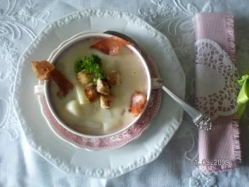 Spargelschaumsüppchen - Rezept