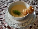 Fenchelsuppe mit Pernod und Hummerkrabbenschwänzen - Rezept