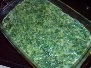 Pangasiusfilet mit Parmesankruste auf einem Spinatbett - Rezept - Bild Nr. 4